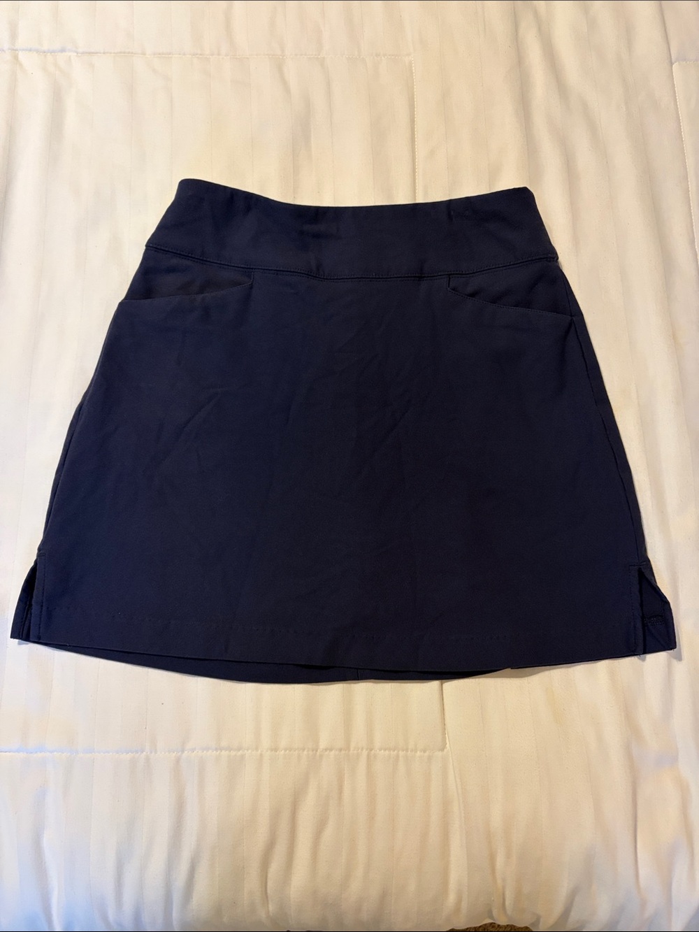 Lady Hagen Navy Active Mini Skort with Side Slits